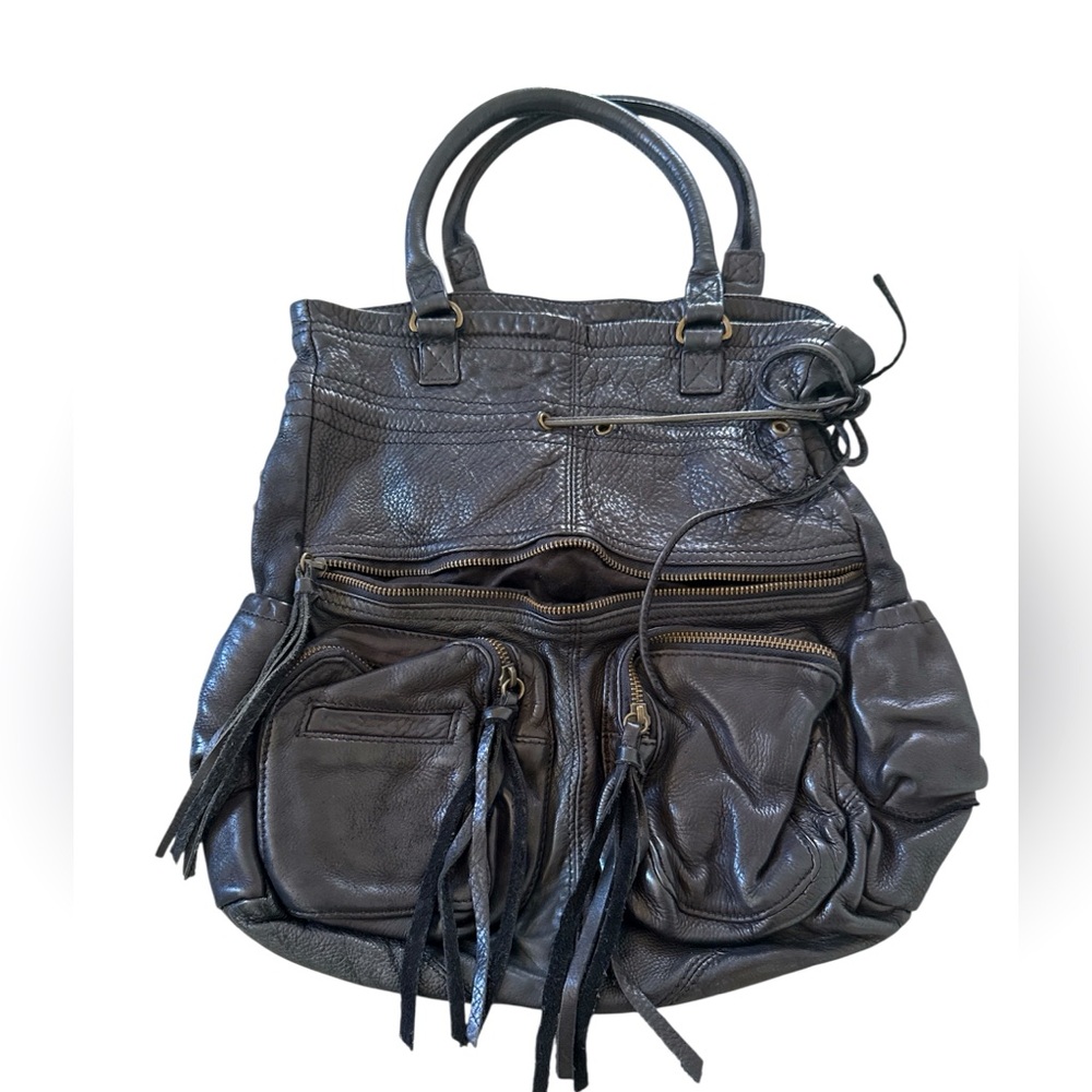 Black Leather Women's Bag